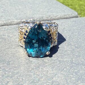 Gems En Vouge London Blue Topaz Ring